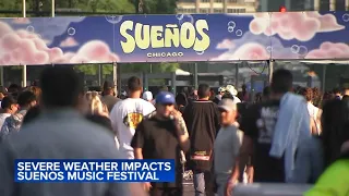 Sueños Festival day 2 in Grant Park evacuated due to weather, Peso Pluma performance canceled