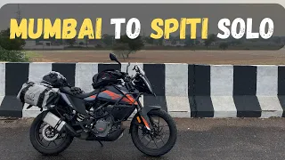 Mumbai to Spiti Valley Ride | 4600kms Journey Begins | Episode 1 | KTM 390 Adventure | 4K