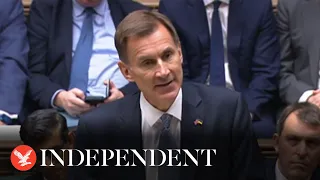 Watch again: Jeremy Hunt grilled by MPs on economy in House of Commons