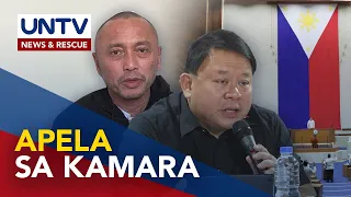 Kampo ni Rep. Arnie Teves, umapela sa Kamara na bawiin ang 60-days suspension