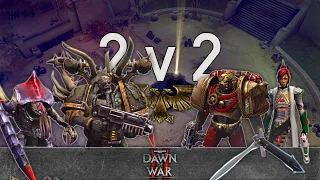 WH40k: Dawn of War 2 - 2v2 | Myst + Moongecko [vs] Maethor + DRAGONLORE