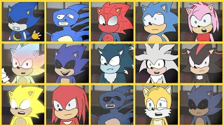 Sonic The Hedgehog Movie - Uh Meow All Designs Compilation [Sonic Cartoon]