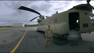 Step inside the CH-47 Chinook (Full 360° VR)