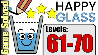 Happy Glass | All Levels 61-70 (Solution 3 Stars ★★★)