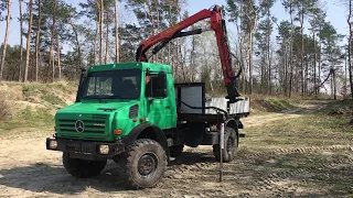 Unimog U4000 + Palfinger PK6500 Crane 4x4 / www.exca.pl