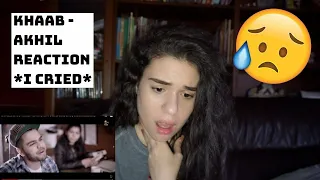 KHAAB - AKHIL AMERICAN REACTION I CRIED