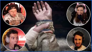 Streamers React To Ethan Re-attaching His Hand In Resident Evil Village