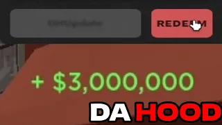 3 MILLION DA HOOD CASH CODE *FREE* (NEW UPDATE)