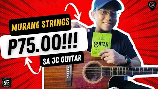 75php na STRING sa SHOPEE ORPHEE TX620  | JC GUITAR CENTER BUDGET GUITAR STRING