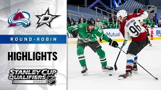 NHL Highlights | Avalanche @ Stars, Round Robin - Aug. 5, 2020
