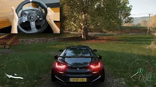 BMW I8 | Forza Horizon 4 | Logitech g920 | Steering Wheel Plus (Paddle Shifters)