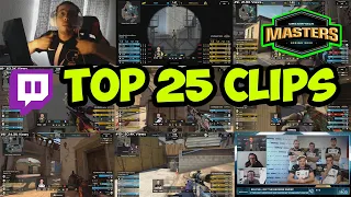 TOP 25 MOST Viewed Twitch Clips from DreamHack Masters Spring 2020