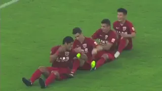 Hulk Givanildo (Shanghai SIPG) - 14/09/2018 - Tianjin Teda 2x5 Shanghai SIPG - 1 gol