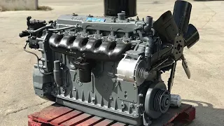 Nice Cold Starting Up BIG DETROIT DIESEL ENGINES and SOUND 4