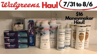 Walgreens Free and Cheap Couponing Deals This Week | 7/31 to 8/6 | $16 Moneymaker Haul!