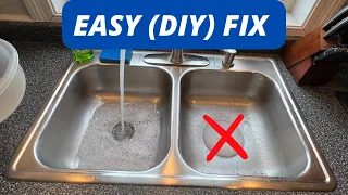 Slow Sink Drain Kitchen | Not the Trap