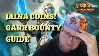 How to get Jaina Coins (Hearthstone Mercenaries Garr bounty guide)