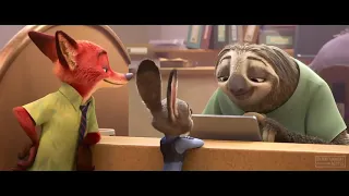 Flash The Sloth Laughing Scene   ZOOTOPIA 2016 Movie Clip Trim