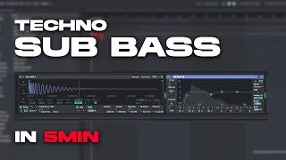 How to - Perfect Techno Sub Bass in 5 min [Ableton Live Tutorial]