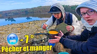 Pêcher et manger pendant l'hiver, notre dernière chance pour capturer le gros poisson !!!