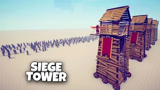 5x SIEGE TOWER vs EVERY UNIT - Totally Accurate Battle Simulator TABS