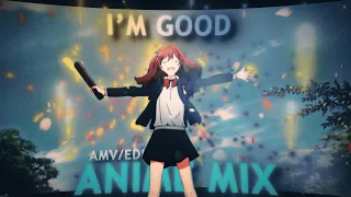 [4k] Anime Mix | I'm Good (Blue) | AMV/EDIT