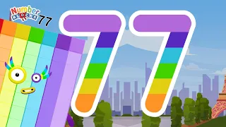 Numberblocks Magic Run 77 - Numberblocks 77 Adventure | Number Explore