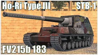 HO-RI Type III, FV215b 183 & STB-1 ● WoT Blitz