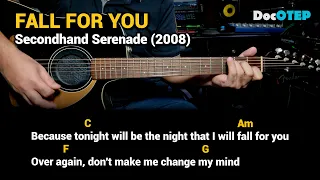 Fall For You - Secondhand Serenade (Easy Guitar Chords Tutorial with Lyrics)
