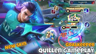 Quillen New Skin "Goalkeeper" Jungle Pro Gameplay | Arena of Valor Liên Quân mobile CoT