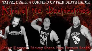 IWA TAIPEI DEATH - FOUR CORNERS OF PAIN MATCH | Ricky Shane Page VS Conor Claxton VS Bryant Woods