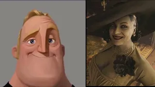 Mr. Incredible becomes uncanny (Scary video game enemies edition)