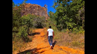 Descending from Nzambani Rock: A Stunning Display of Nature's Beauty with The Medseed Experience