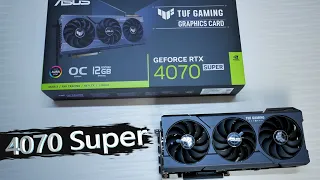 RTX 4070 Super в ПК на Ryzen 5700X та 5800X3D.💪 Огляд 4070S Asus TUF 4070S