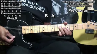 How To Play IN THE MIDNIGHT HOUR Wilson Pickett On Guitar Lesson Steve Cropper Riffs