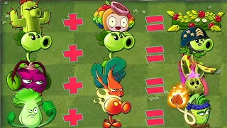 PvZ 2 Fusion & Evolution Every Plants NOOB - PRO! - Which Plant 's Best Fusion?