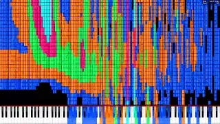 Despacito but converted to a [Black MIDI] with 4.1 million notes