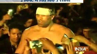 The Great Khali Gets His Revenge, Trounces 3 Wrestlers Alone in Dehradun