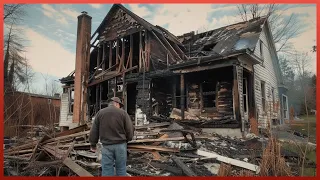 Man Rebuilds BURNED DOWN House From Scratch | Start to Finish by @mindsparx1