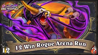 I Built The Ultimate DK Killer Deck! 12 Win Rogue Hearthstone Arena Run