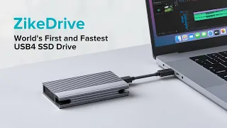 The World’s first and fastest USB4 SSD enclosure - ZikeDrive.