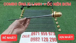 Combo Ống Xi Lanh Và Ốc Nén Bơm Cao Áp Chính Hãng FB| Ống Bơm PCP| Phụ Kiện Sửa Chữa Bơm Tay Cao Áp