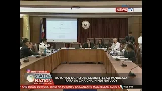 SONA: Botohan ng House Committee on Constitutional Amendments...