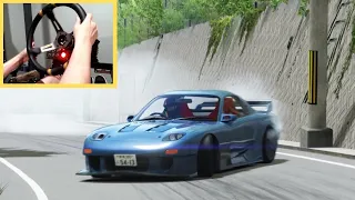 This Touge is satisfying to DRIFT on! - Steering Wheel Gameplay - Assetto Corsa