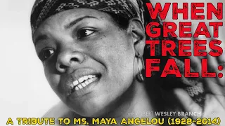 "When Great Trees Fall" - A Tribute to Ms. Maya Angelou (1928-2014)