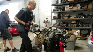 Time Lapse - Porsche Boxster engine disassembly