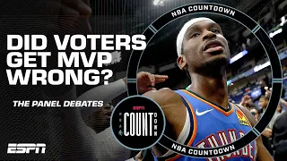 We debated if SGA should have won MVP over Nikola Jokic | NBA Countdown