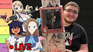 🔴 LIVE - Unboxing Figures & Ranking Summer 2021 Waifus