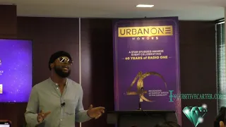 Recording Artist Jac Ross Performs During Urban One Honors Press Event