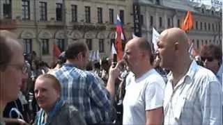 Актёр Максим Суханов на митинге 12 июня 2012